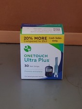  BB 12/26 OneTouch Ultra Plus Blood Glucose Test Strips - 30 ct.