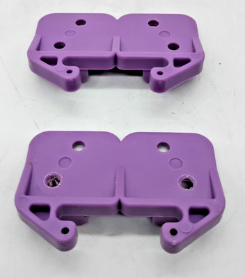 Prime-Line R 7130 Purple Furniture Drawer Guide and Track Glides Kit | 2-Pack