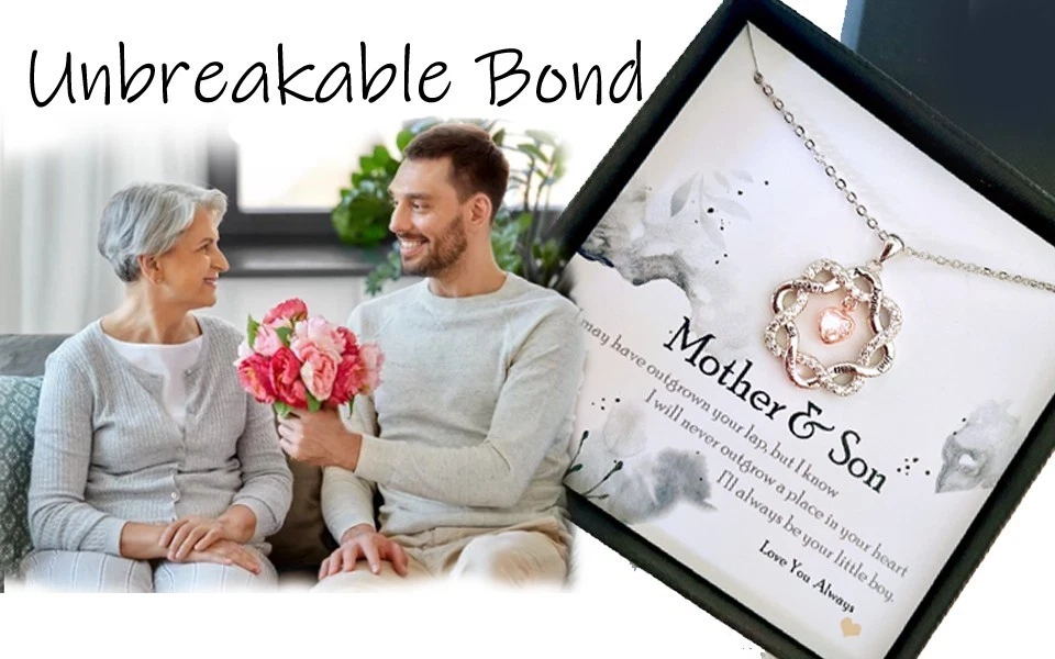 To My Mum Collar Regalo para Madre Mujer Joyería Regalo de Hijo Madre e Hijo Foto 4 de 4