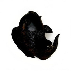 7.5" Resin Good Fortune Japanese Fish Koi Sculpture