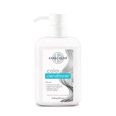 Keracolor Color + Clenditioner Temporary Hair Color Silver 12 fl oz - Imperfect