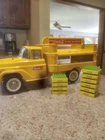 Vintage 1960s Buddy L,  Pressed Steel Coca Cola Delivery Truck