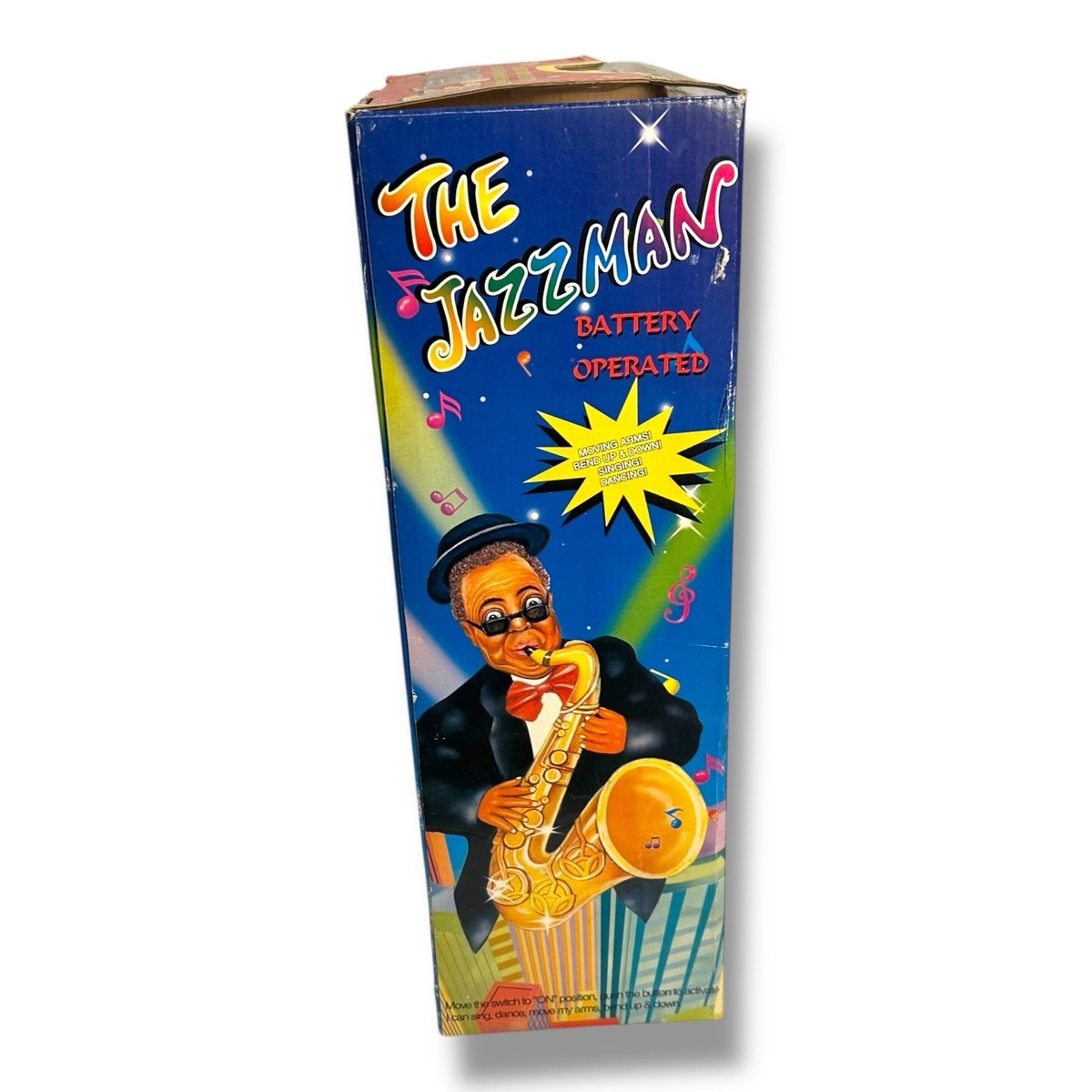 【希少】dancing man アメリカホビー The Jazzman singing and dancing doll battery operated African