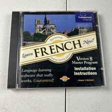 Transparent Language French Now Version 8 CD-ROM Language Learning Software