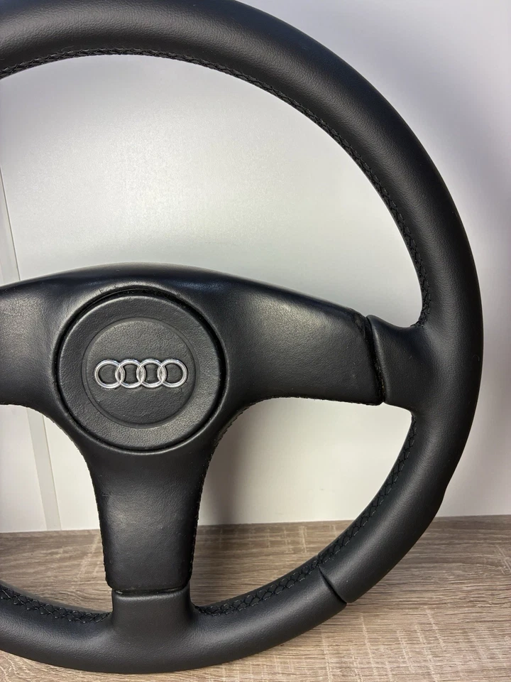 Volante Audi Nardi raro S2 S4 90 200 C4 C3 couro novo - Imagem 3 de 4
