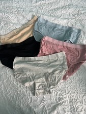 Women's Stretch Cotton Brief 5 Pack Underwear Size meduim nwt