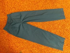 Vintage Pants Green Light Cotton 1950's DAMAGE Waist 23"