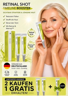 Retinal Shot Serum Anti Aging Creme Gesicht Falten Straffung Hautpflege Booster