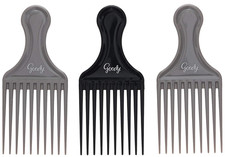 Comb Lift Hair Pick, 3 Count, Assorted Colors Pack of 2