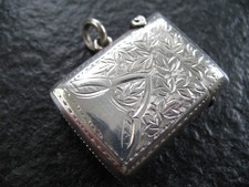 Streichholzetui Silber 925 T J Skelton England von 1904 sehr sch&ouml;n