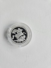 2025 .999 Fine Silver Sovereign Proof Coin in Mint State, Flawless  - COA  & Box