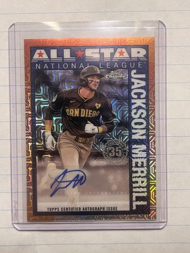 Jackson Merrill #90CAS-JM 2025 Topps 1990 Chrome All-Star Autograph card
