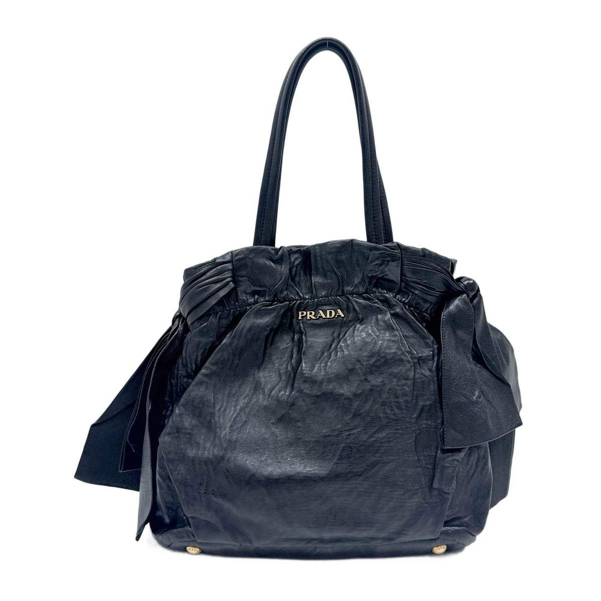 PRADA Leather Exterior Bow Bags & Handbags for Women for sale | eBay