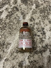SINCLAIR Windshield Washer Solvent Empty Glass Bottle Sinclair Refining Co NY