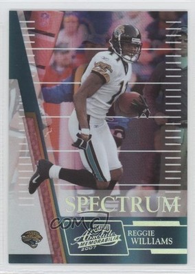 2007 Playoff Absolute Memorabilia Spectrum Silver /100 Reggie Williams #128 0a1