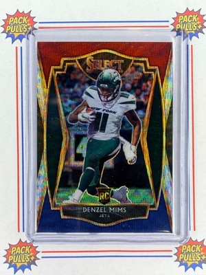2020 Panini Select - Premier Level Denzel Mims #163 Tri-Color Prizm /199 (RC)