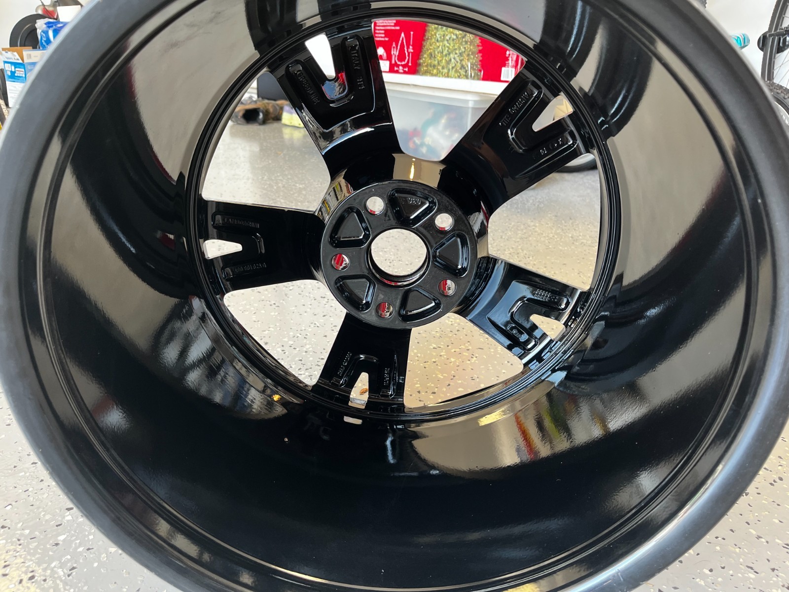 LAMBORGHINI GALLARDO LP SPYDER CALLISTO BLACK REAR WHEEL OEM