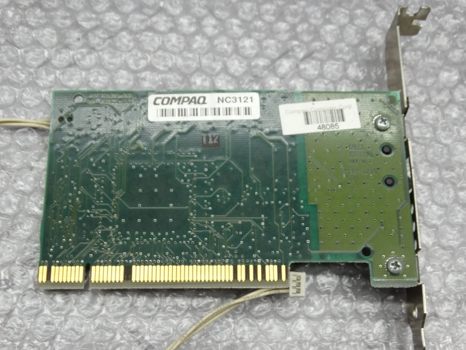 HP Compaq NC3121 10/100 PCI Ethernet Network Adapter Card 323557-001 - Image 2 of 4