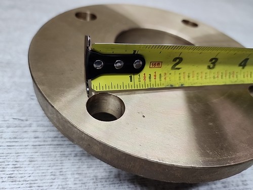 Nibco 3" Class 150 4 Bolt Bronze Companion Flange B584-C87600 - Picture 12 of 16