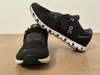 On Running Cloud Shoes Black White CloudTec Swiss Engineering Running Sneakers
