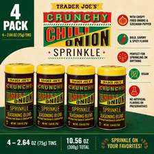 4-Pack Trader Joes Crunchy Chili Onion Sprink...