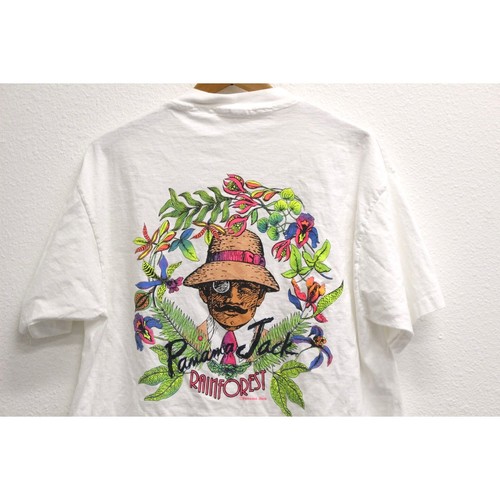 Vintage Panama Jack Protect The Rainforest T-Shirt Large - Bild 2 von 7