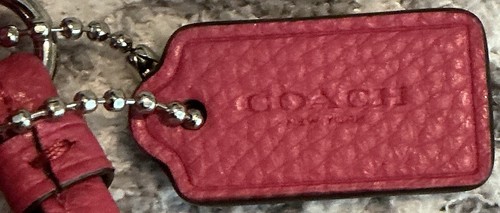 Coach Double Corner Zip Pink Pebbled Wristlet Wallet Purse EUC - Picture 3 of 9