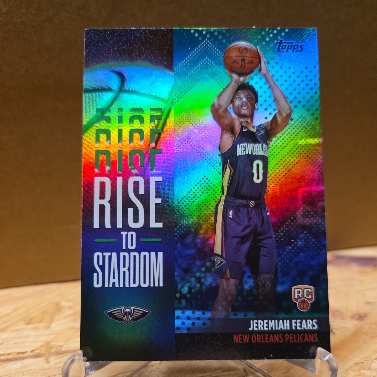 2025-26 Topps Flagship Basketball JEREMIAH FEARS Rise To Stardom Green 10/99