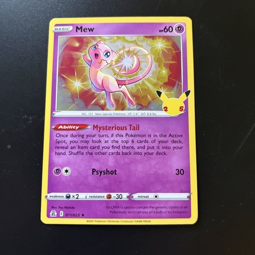 Mew 11 Celebrations Pokemon TCG LP