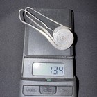 Vintage 925 spiral artisan estate Silver Earrings — photo 3