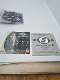 SPACE CHANNEL 5   (Sega Dreamcast) Complete DAMAGED  BUT WORKS #B4