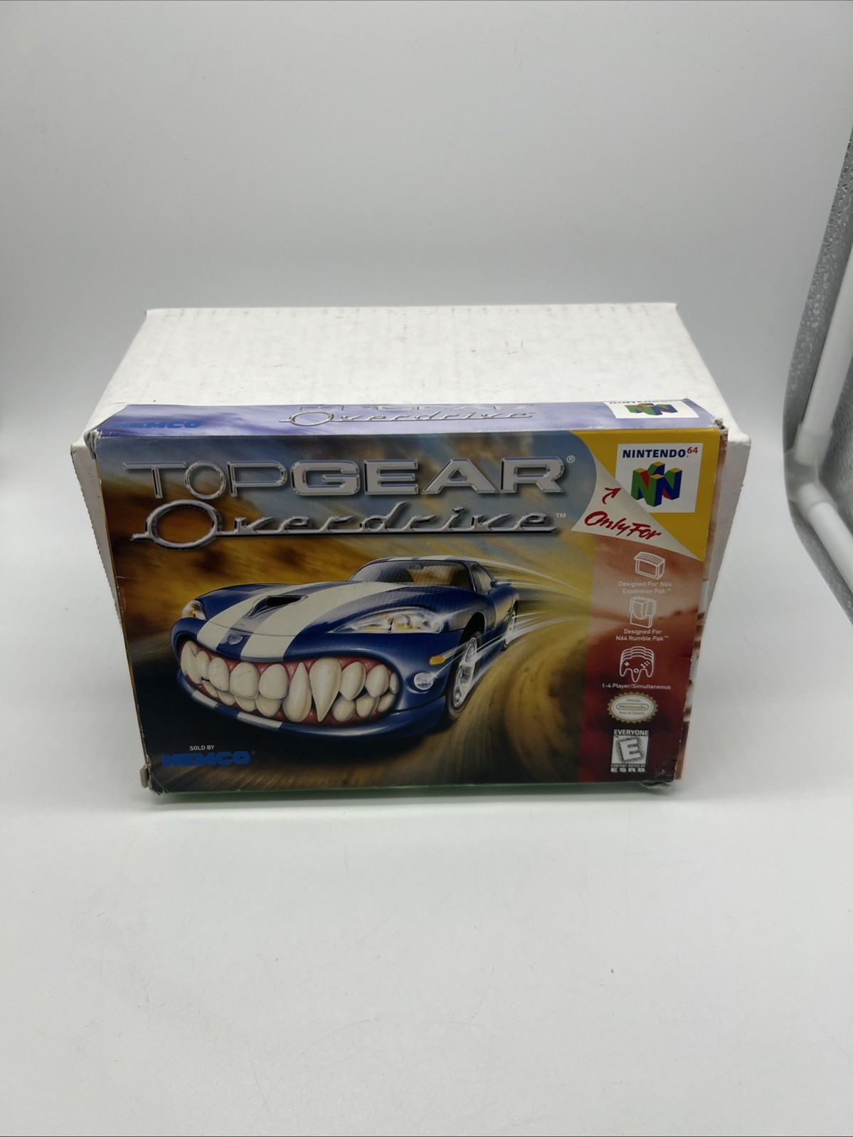Top Gear Overdrive N64 Complete w/ Box Manual Authentic Nintendo 64 Poster