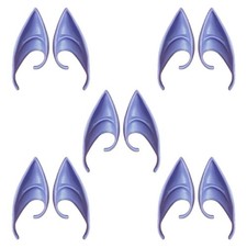 5 Pairs of Cosplay Elf Ears Halloween Carnival DIY Latex Ears Decoration Gifts