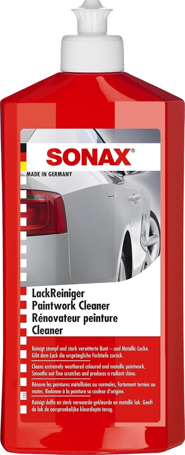 SONAX PAINTWORK CLEANER (500 ml) - Cleans extremely weathered coloured and meta