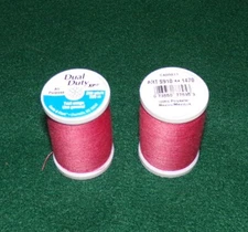 Coats and Clark, Dual Duty All Purpose Polyester Thread, 250 yards, Flamingo (14
