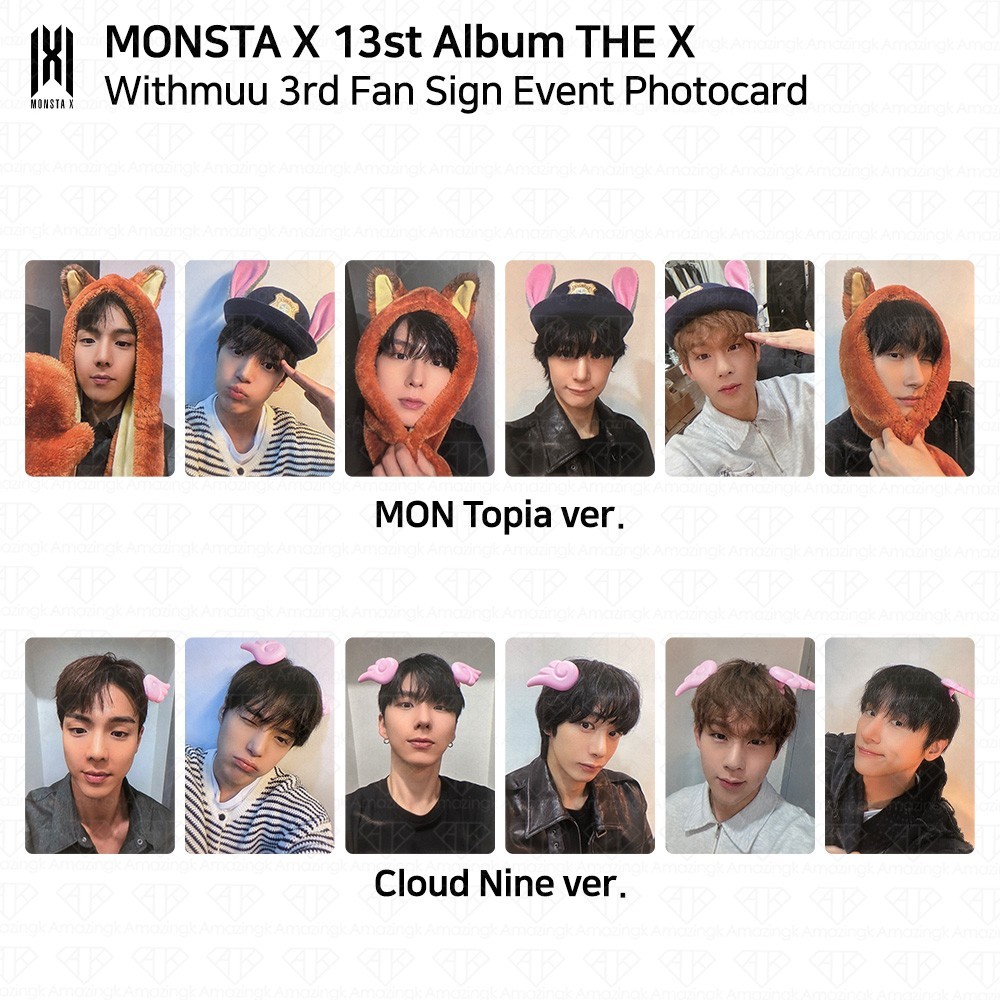 MONSTA X The 13th Mini Album THE X Withmuu 3rd Fan Sign Event