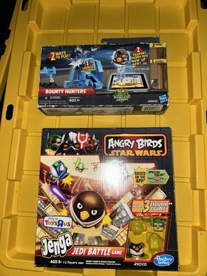 2013 Angry Birds Star Wars Telepods Bounty Hunters & Jedi Battle Game NEW LOT 2x