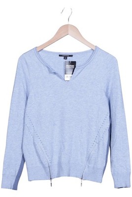 Comma Pullover Damen Strickpullover Strick Oberteil Gr. EU 34 Hellblau #zsjr9sk