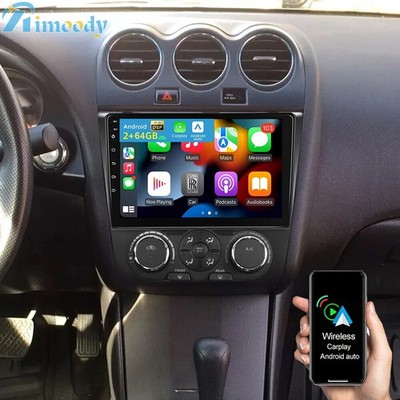 For 2008-2012 Nissan Altima Apple CarPlay Car Radio Android 15 GPS Stereo 2+64GB
