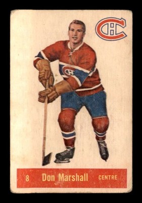 1957 Parkhurst M #8 Don Marshall   GOOD X3565882