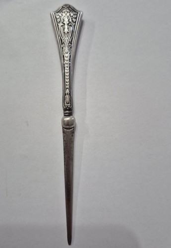 Antique Letter Opener Sterling Silver Desk Accessory
