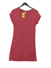 Mango A-Line Midi Dress M in Red
