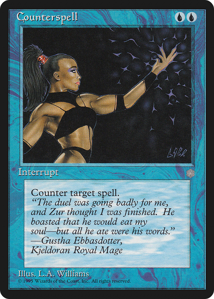 Counterspell #64 (Damaged) Ice Age ICE Magic MTG