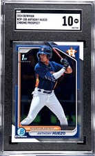 2024 Bowman BCP-108 Anthony Huezo SGC 10 GEM MINT - Houston Astros
