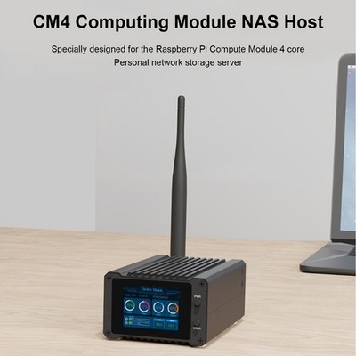 CM4 Computing Module NAS Network Storage Server SATA Interface 2'' LCD Screen US