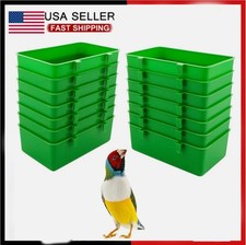 14pc Hanging Bird Bath Bowl Hummingbird Feeder Set for Outdoor Garden Green