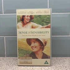 Sense and Sensibility (1995) VHS Video Tape - Emma Thompson, Kate Winslet Film 