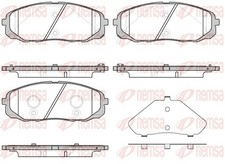 Kit pastiglie freno REMSA freno a disco 1647.12 per KIA CARNIVAL 3 VQ CRDi