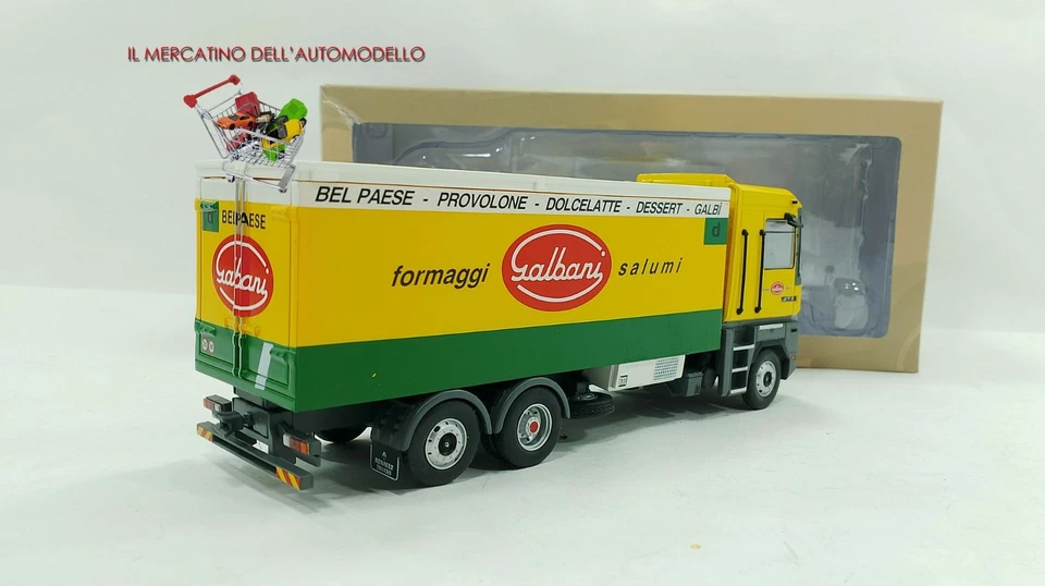 RENAULT MAGNUM GALBANI 143 IXO CAMION VINTAGE DEA ,NO OLD CARS, ELIGOR,LBS - Immagine 2 di 4