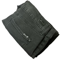 Seven7 Jeans Womens Size 10 Tummyless High Rise Skinny Stretch Distressed Biker